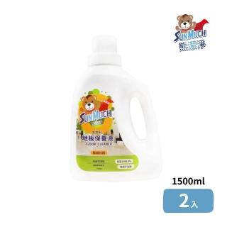 【SunMuch 熊潔淨】尤加利地板保養液 1500ml/2入組