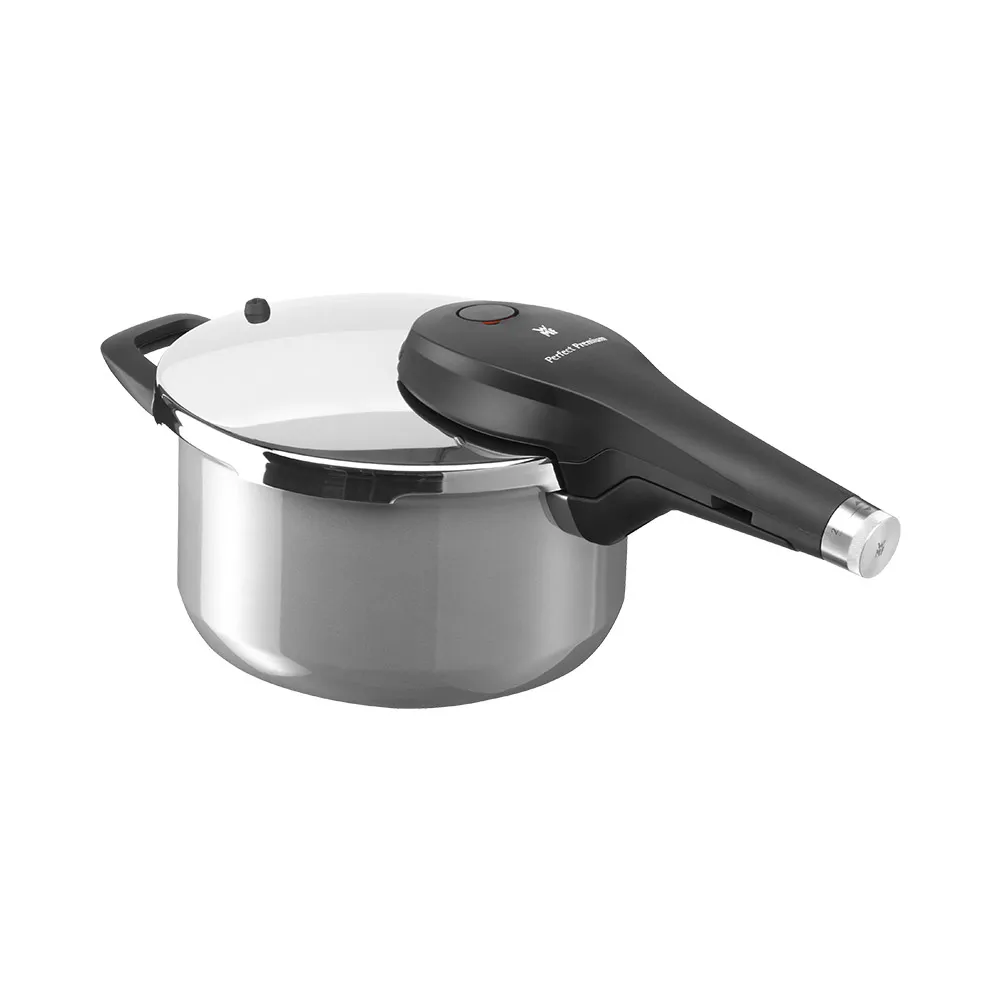 【WMF】德國製Fusiontec Perfect Premium V2 壓力鍋 22cm 4.5L(鉑金色/陶晶鍋)