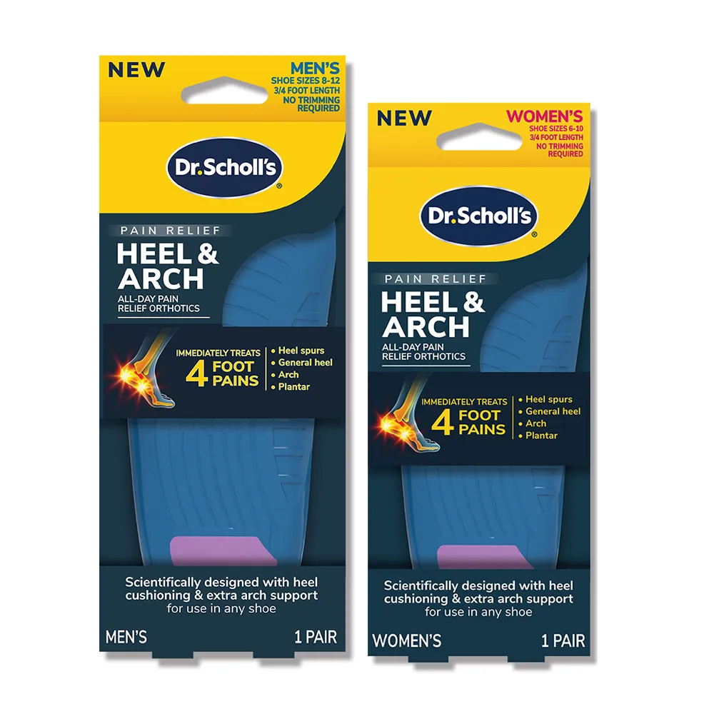 【Scholl 爽健】舒緩鞋墊 足跟足弓防護用(男/女用)
