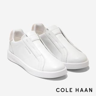 【Cole Haan】GRAND LUXE SLIP ON SNEAKERS 休閒鞋 女款一般楦 白色(W34137)