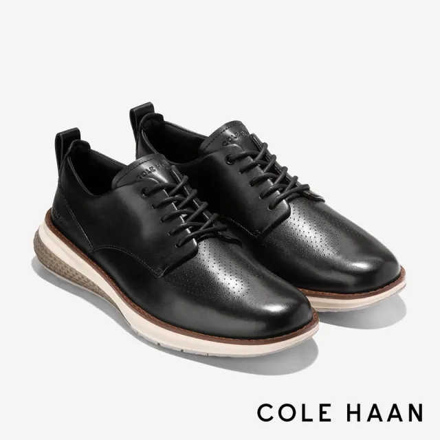 【Cole Haan】OriginalGrand Energyweave Oxfords 雷射打孔牛津鞋 男款寬楦 黑色(C41982)