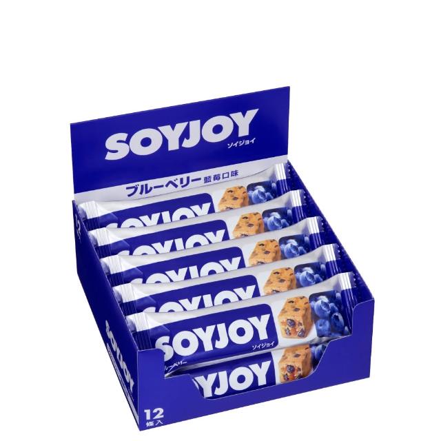 【SOYJOY】大豆水果營養棒-藍莓口味30g(12入/盒-膳食纖維 無添加麵粉 不含膽固醇 能量補充)