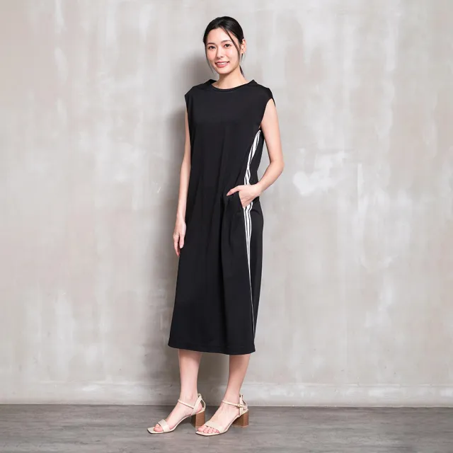 【perng yuh 芃諭名品】時髦律動 側條飾 小包袖 洋裝(2026 SS Collection｜5A春夏新品上市)