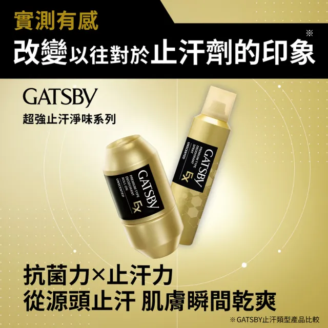 【GATSBY】超強96H止汗淨味滾珠60ml*2(2款任選)
