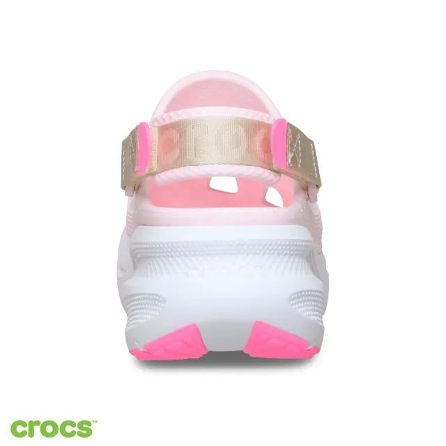 【Crocs】中性鞋 新系列 拼色動感泡芙 厚底克駱格(214096)