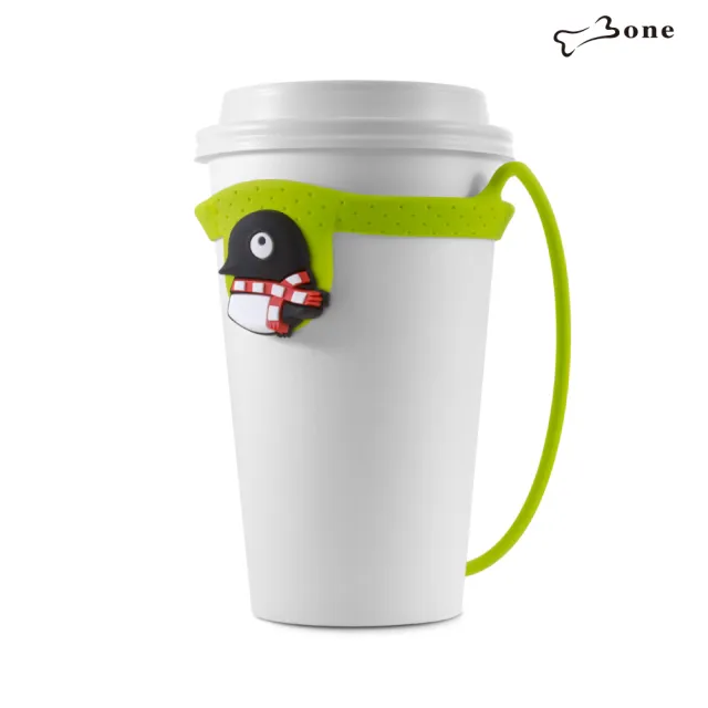 【Bone 蹦克】環保杯綁 Cup Tie (飲料提袋/環保矽膠/飲料袋/手提/杯袋)