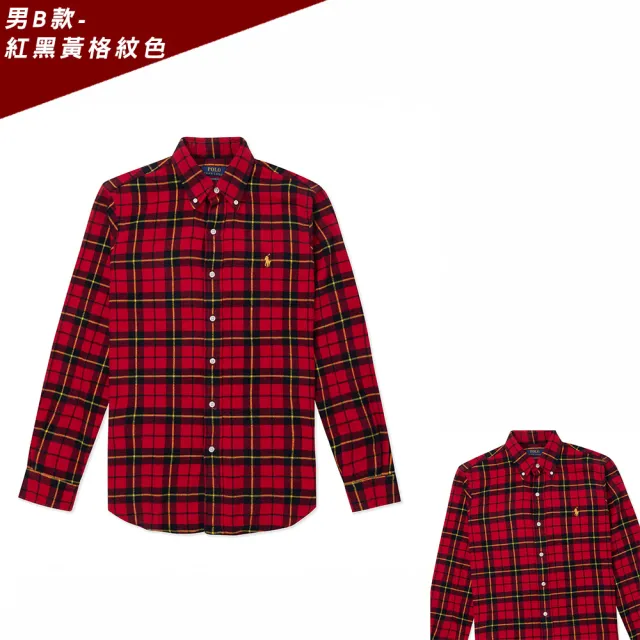 【RALPH LAUREN】RL POLO 經典刺繡小馬長袖襯衫 上衣-多色選(CLASSIC FIT/平輸品)