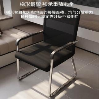 【Quality 聚家】辦公椅 電腦椅 會議椅 靠背椅 學習椅 海綿款/靜音防滑腳墊/強悍承重/通風透氣