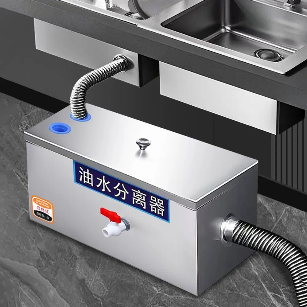 【AMITOF】油水分離器 40*25*25油水隔離器(油水分離 油污分離 油水隔離 截油槽 不鏽鋼隔油池)