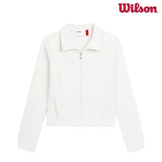 【WILSON】Moonball Knit Jacket 女款 服飾 外套 白色 WE00131W002002