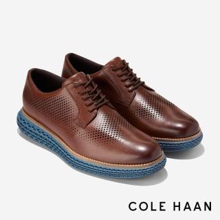 【Cole Haan】OriginalGrand 2.0 雷射打孔牛津鞋 男款寬楦 深紅杉棕(C41642)