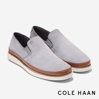 【Cole Haan】GRANDPRO STRAWSPOINT TWIN GORE 樂福鞋 男款一般楦 靜謐灰(C41875)