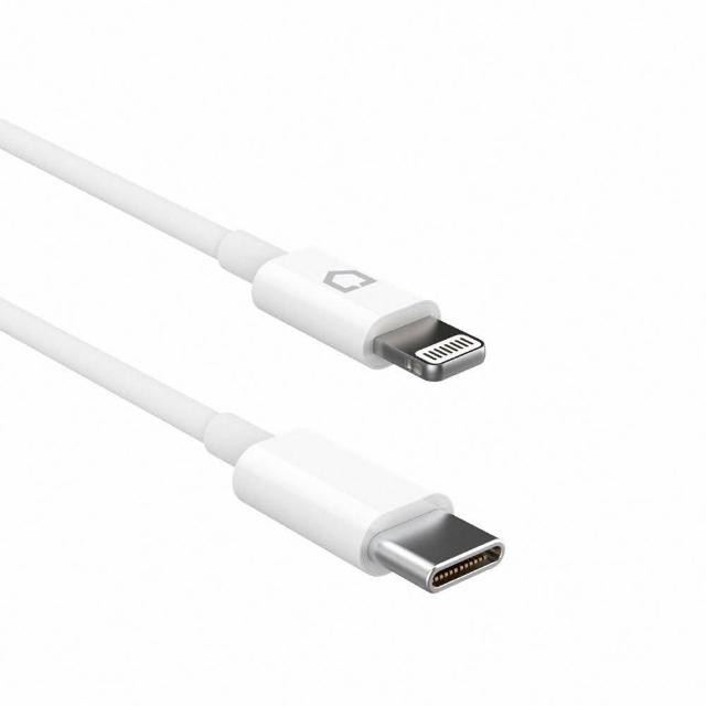 【RHINOSHIELD 犀牛盾】Lightning to Type-C/ USB-C 蘋果白色傳輸充電線 (1公尺)