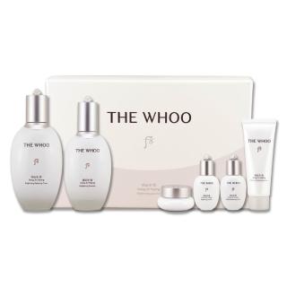 即期品【WHOO 後】拱辰享雪珍珠凝潤保養禮盒（凝露150ML+20ML+凝乳110ML+20ML+水凝霜10ML+潔顏乳40ML）