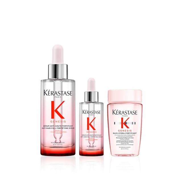 【KERASTASE 巴黎卡詩】粉漾芯生頭皮調理精華90ml(頭皮精華/頭皮保養/蓬鬆/養髮)