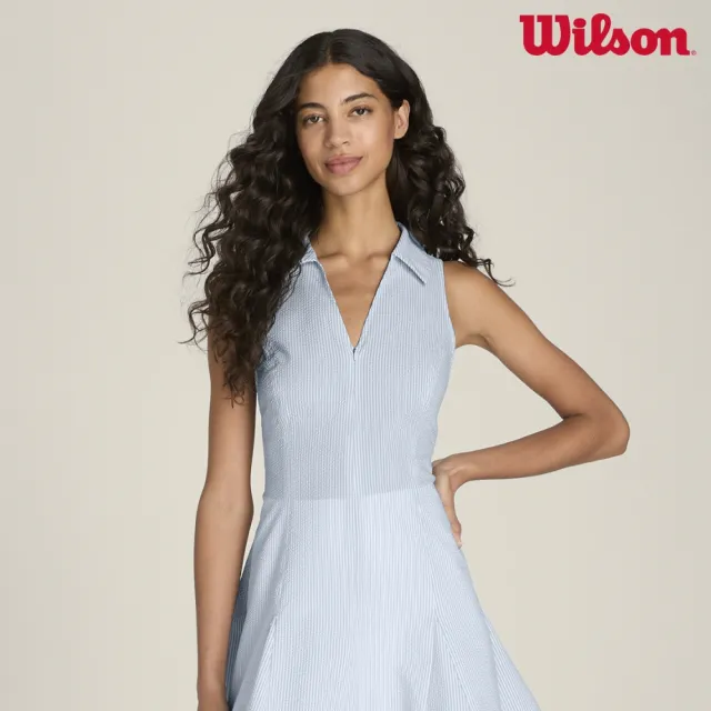 【WILSON】Collared Dress Tech Srsckr Gry Dwn 女款 服飾 連身裙 灰色 WE00086G011001