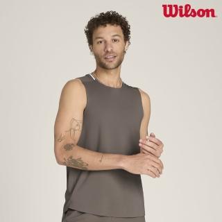 【WILSON】Elite Performance Tank Falcon 男款 服飾 運動背心 咖啡色 WM00454N010001