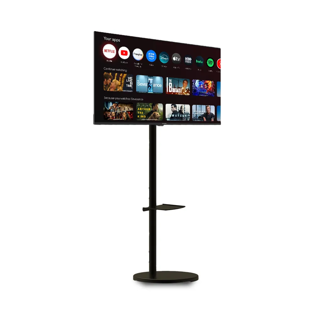 【Philips 飛利浦】40型 FHD QLED Google TV 智慧顯示器+移動式立架組 (40PQT6731 立架組合)