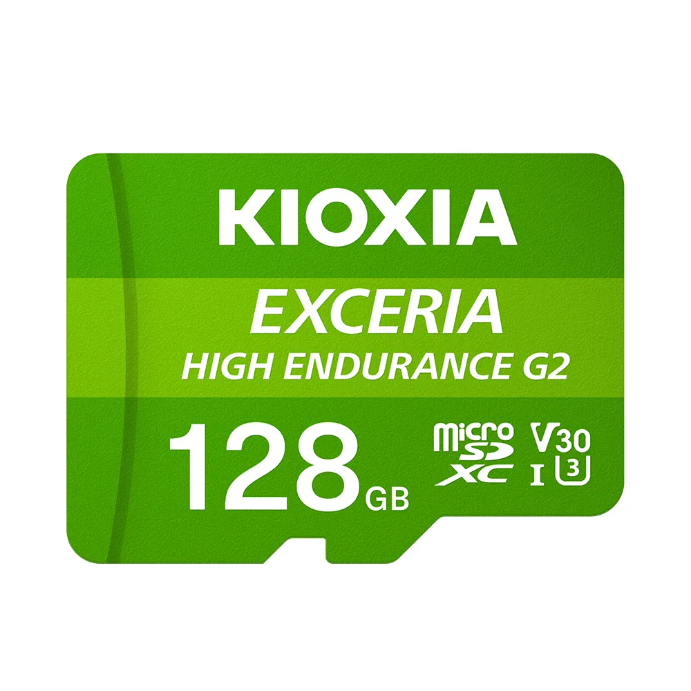 【KIOXIA  鎧俠】EXCERIA HIGH ENDURANCE G2 MicroSDXC UHS-I U3/V30/A1 128GB 記憶卡