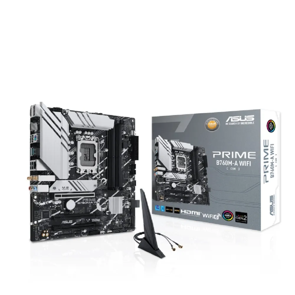 【ASUS 華碩】PRIME B760M-A WIFI-CSM DDR5 主機板