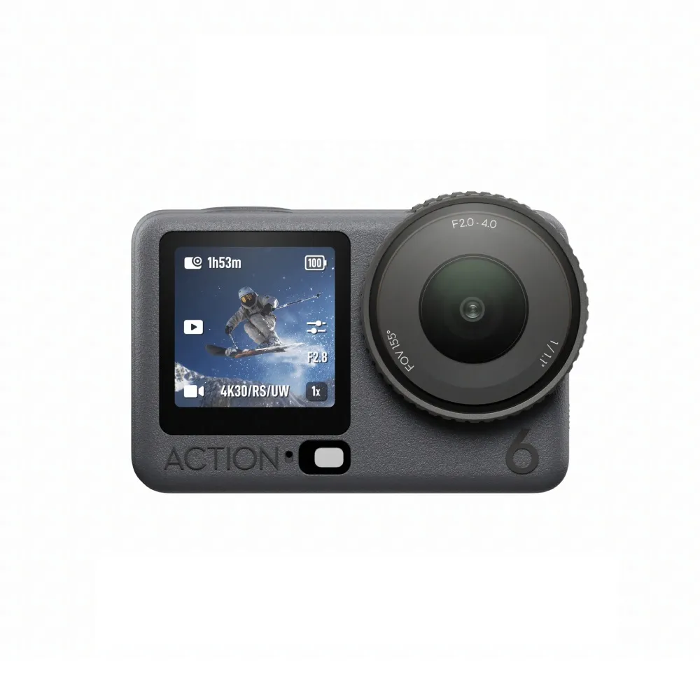 【DJI】OSMO ACTION 6暢拍套裝 運動相機/迷你相機｜可變光圈｜旗艦畫質超級夜拍(聯強國際貨)