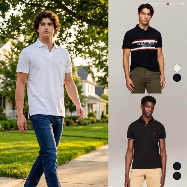 【TOMMY HILFIGER】官方旗艦館 品牌紳士標準 修身 POLO衫