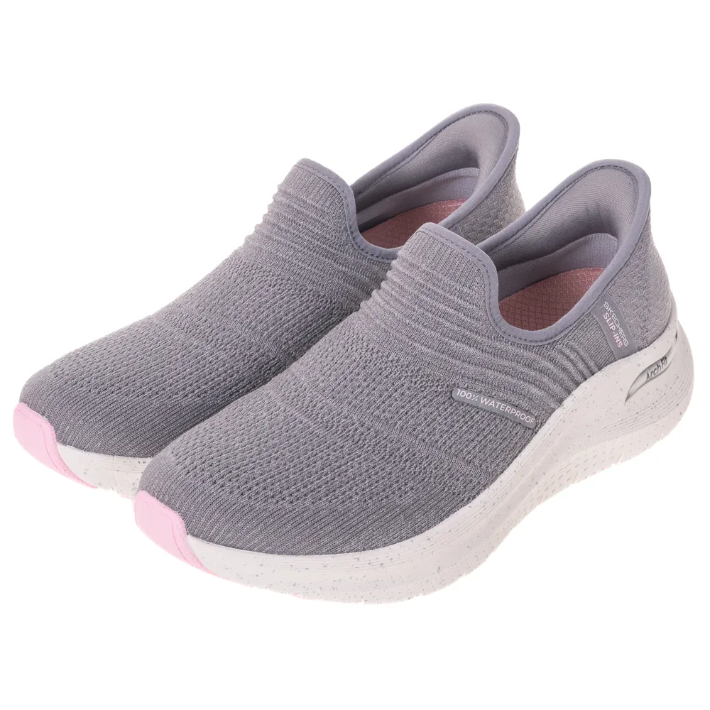 【SKECHERS】女鞋 休閒系列 休閒鞋 瞬穿舒適科技 ARCH FIT 2.0_WATER PROOF(150193GYPK)