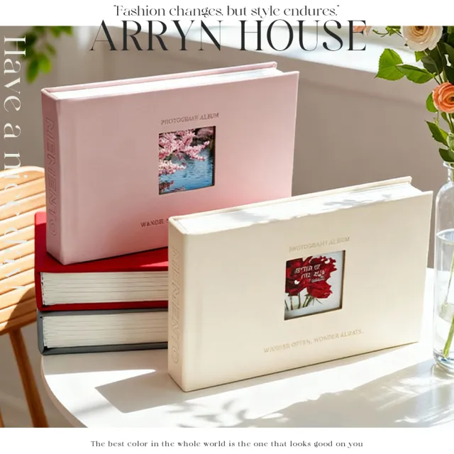 【ARRYN HOUSE】卡槽式拍立得相冊 拍立得手帳本 ER0745 (小卡相冊 拍立得相簿 手寫相簿 手帳型紀錄相簿)