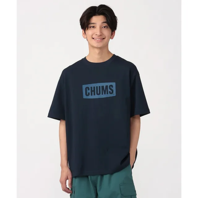 【CHUMS】CHUMS 休閒 CD CHUMS Logo T-Shirt短袖上衣 深藍 男 (CH012755N001)