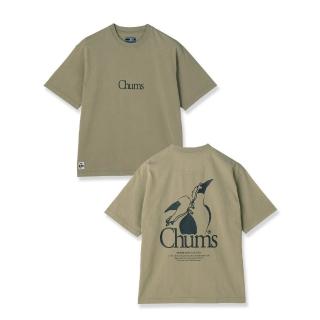 【CHUMS】CHUMS 休閒 Booby Bird Twins T-Shirt短袖上衣 淺灰綠 男 (CH012722M076)