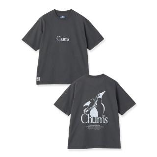 【CHUMS】CHUMS 休閒 Booby Bird Twins T-Shirt短袖上衣 炭黑色 男 (CH012722G004)
