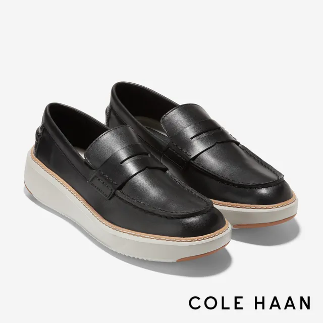 【Cole Haan】GRANDPRO TOPSPIN PENNY LOAFER 便士樂福鞋 男款寬楦 黑色(C36647)