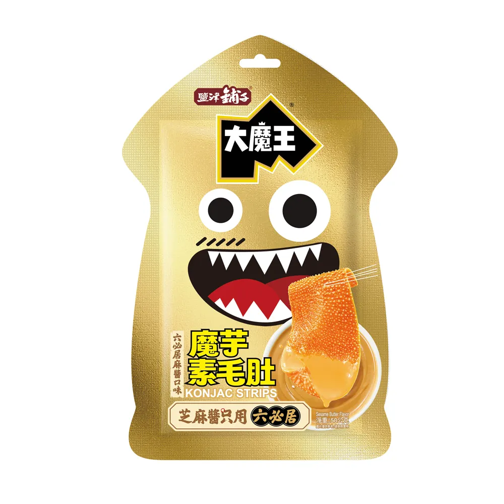 【鹽津鋪子】大魔王-魔芋素毛肚 50gX2包組(麻醬味)