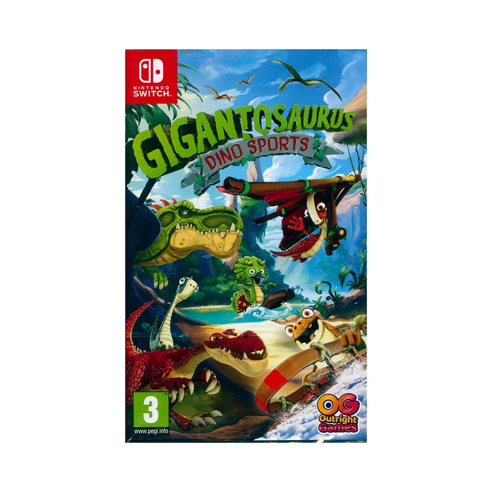 【Nintendo 任天堂】NS Switch 小恐龍大冒險:恐龍運動會 GIGANTOSAURUS: DINO SPORTS(中英日文歐版)