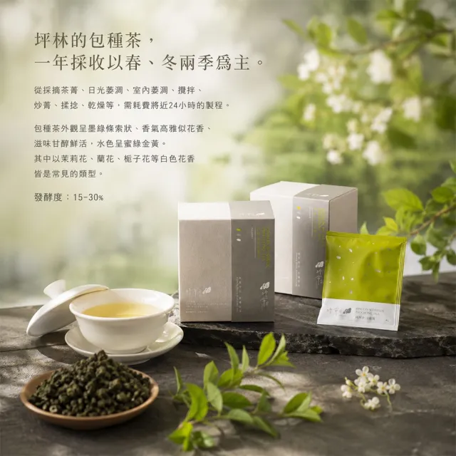 【PINGNA DAY 坪常日】坪林文山包種茶/蟬追蜜香紅茶包4gx10包x2盒(共20包入)