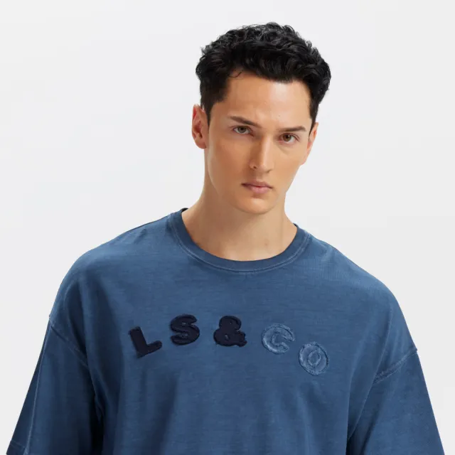 【LEVIS】男款 舒適短袖 刺繡設計 LOGO Tee 短袖 上衣 熱賣單品 003N6-0000