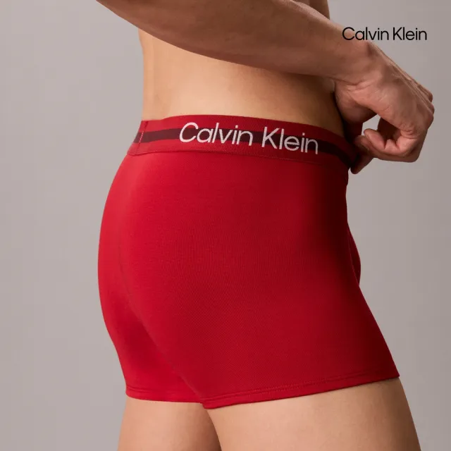 【CALVIN KLEIN】官方旗艦館CK 精緻超細纖維平口內褲 3 件組_拼色