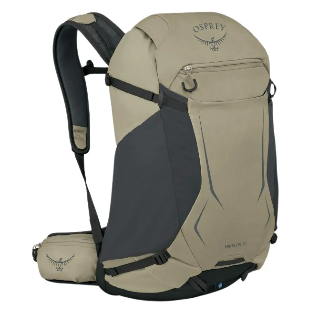 【Osprey】☆2026新改款☆ Hikelite 32 輕量網架背包 Olive Tan｜健行背包 運動後背包 多功能旅行背包