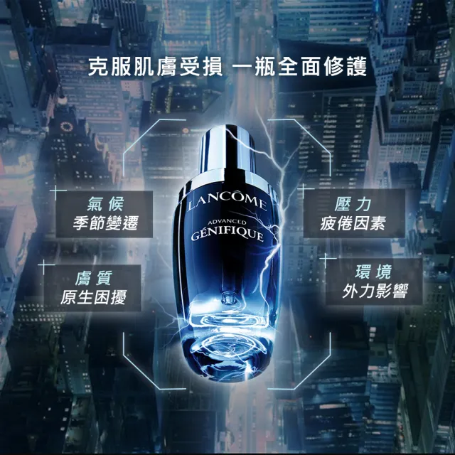 【LANCOME 蘭蔻】官方直營 經典款小黑瓶100ml雙入組(LANCOME/第一代/小黑瓶/抗老)