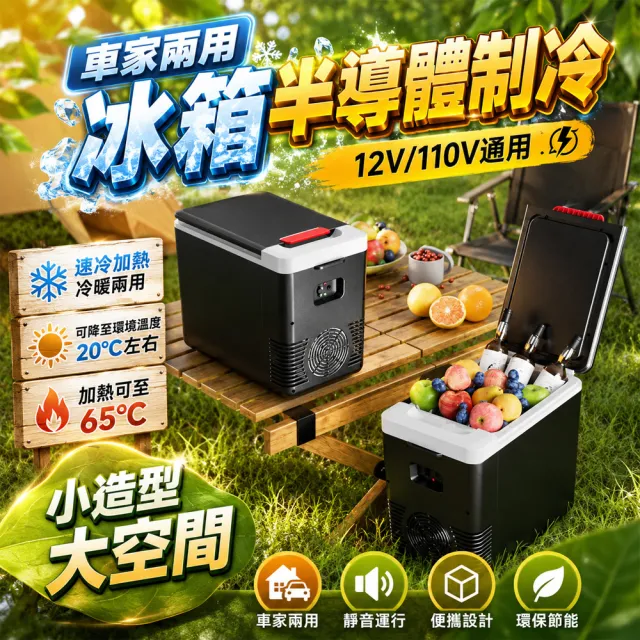 【Felsted 菲仕德】車載小冰箱 冷藏保冰箱 小型儲酒櫃 便攜式冰箱 冷熱兩用 戶外露營 車用家用 冰凍保溫