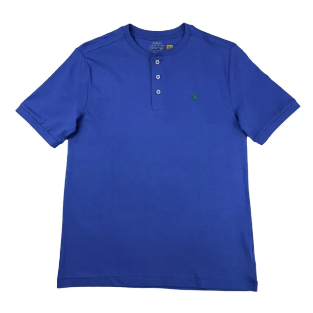 【RALPH LAUREN】男女皆可 小馬 polo亨利領 短T ralph lauren 青年版 袖口羅紋 拉夫勞倫 上衣 短袖(1445)