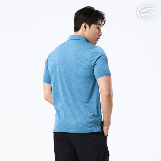 【ADISI】男輕量散熱超透氣抑菌消臭POLO衫 AL2611016 石青 M-3XL｜吸濕排汗 快乾 防臭 輕量 排汗衣