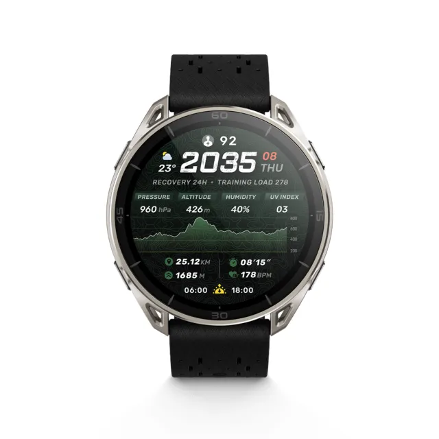 【Amazfit 華米】Cheetah 2 Ultra 48mm高階越野跑錶(六項軍規認證/全彩等高線地圖/最長30天電池續航)