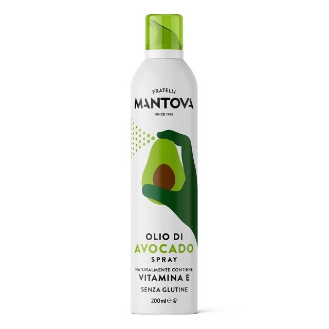 【MANTOVA】義大利酪梨油噴霧1瓶 (200毫升/瓶) Avocado Oil spray/冷壓酪梨油/氣炸鍋必備