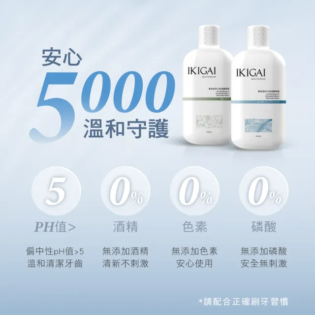 【CSD 中衛】IKIGAI 漱口水-白桃烏龍 (450ml/瓶)