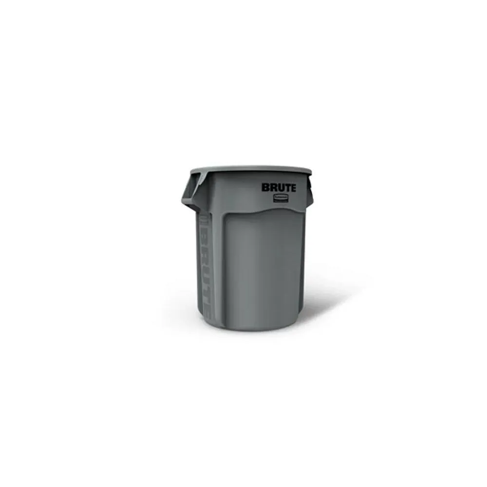【Rubbermaid】BRUTE儲物桶208L 灰色(FG265500GRAY)