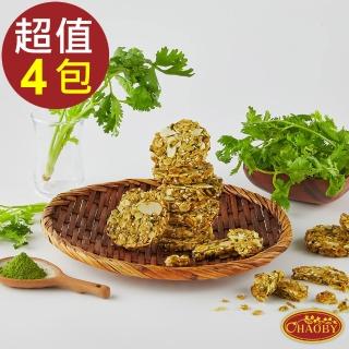 【CHAOBY 超比食品】纖女系燕麥脆片-台式香菜X4包(100gX4包)