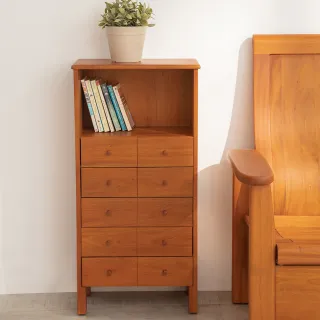 【Mahogany 瑪荷尼家具】免組裝 45X26X90 多寶儲物櫃450 MYR-C 全原木桃花心木 收納櫃 ART-C5B