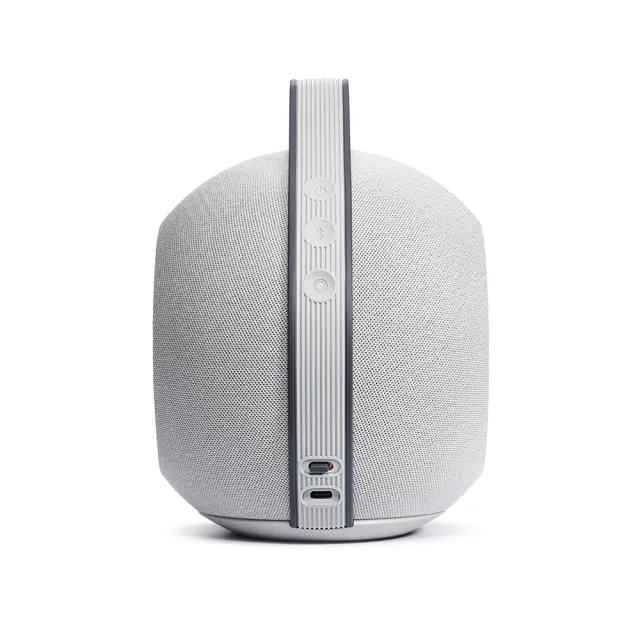 【DEVIALET】Mania 可攜式揚聲器 淺灰色(隨附充電底座版)