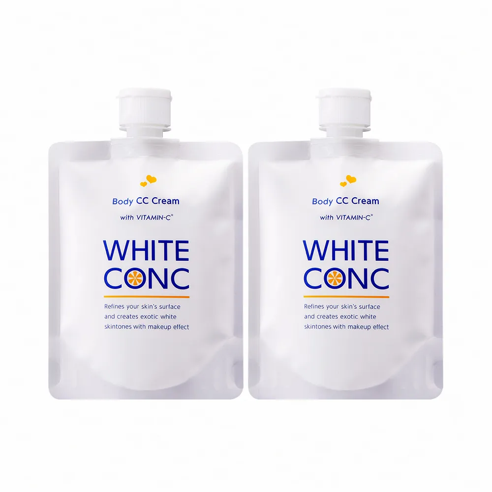 【WHITE CONC】超強美肌身體CC霜200g 2入組(身體用的CC霜 修飾膚色立即見效)